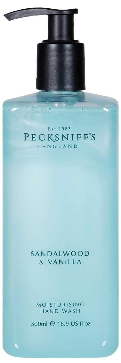 Pecksniff'S Moisturizing Hand Wash 500Ml - Vitamin B, Sandalwood & Vanilla, Gentle Cleanser