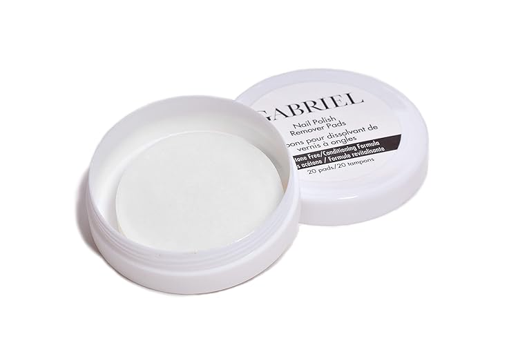 Gabriel Cosmetics Non-Toxic Nail Polish Remover Wipes | Citrus-Scented, Vegan, Paraben-Free