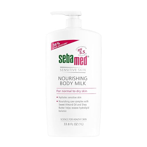 Sebamed Hydrating Body Milk 33.8 Fl Oz - Moisturizer For Dry Sensitive Skin With Shea Butter & Jojoba Oil