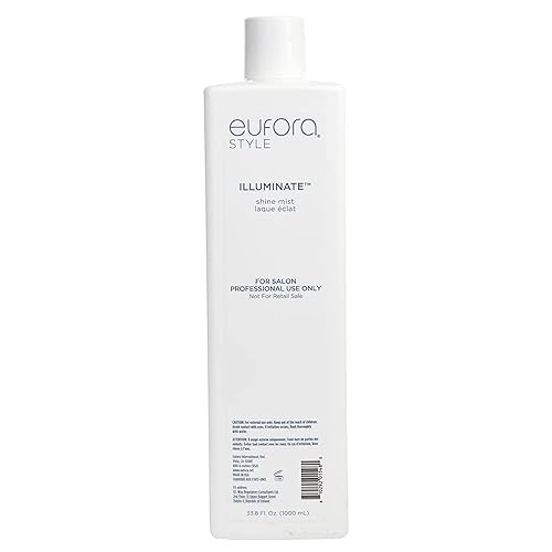 Eufora Style Illuminate Shine Mist, 33.8 Fl Oz - Hair Shine Spray For Radiant Finish