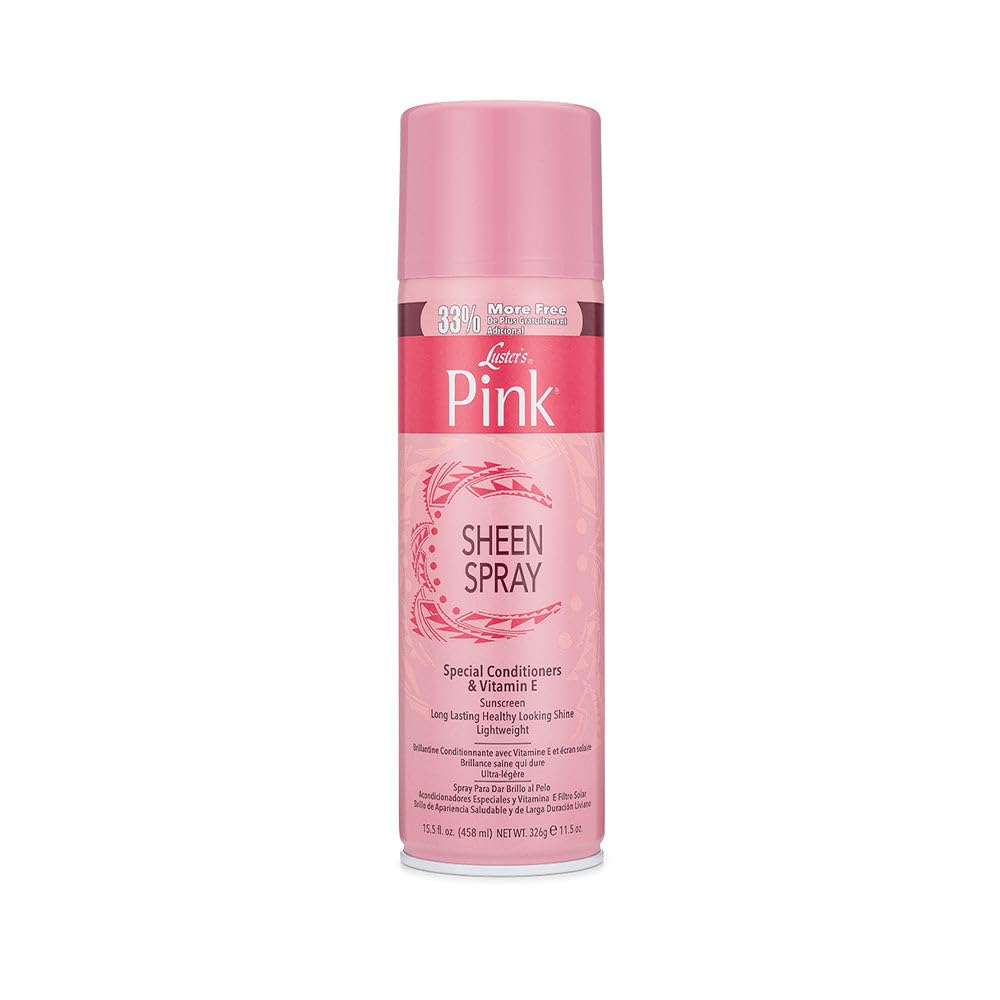 Luster'S Pink Sheen Spray With Sunscreen, 15.5 Oz (Pack Of 2) - Moisturizing Hair Care