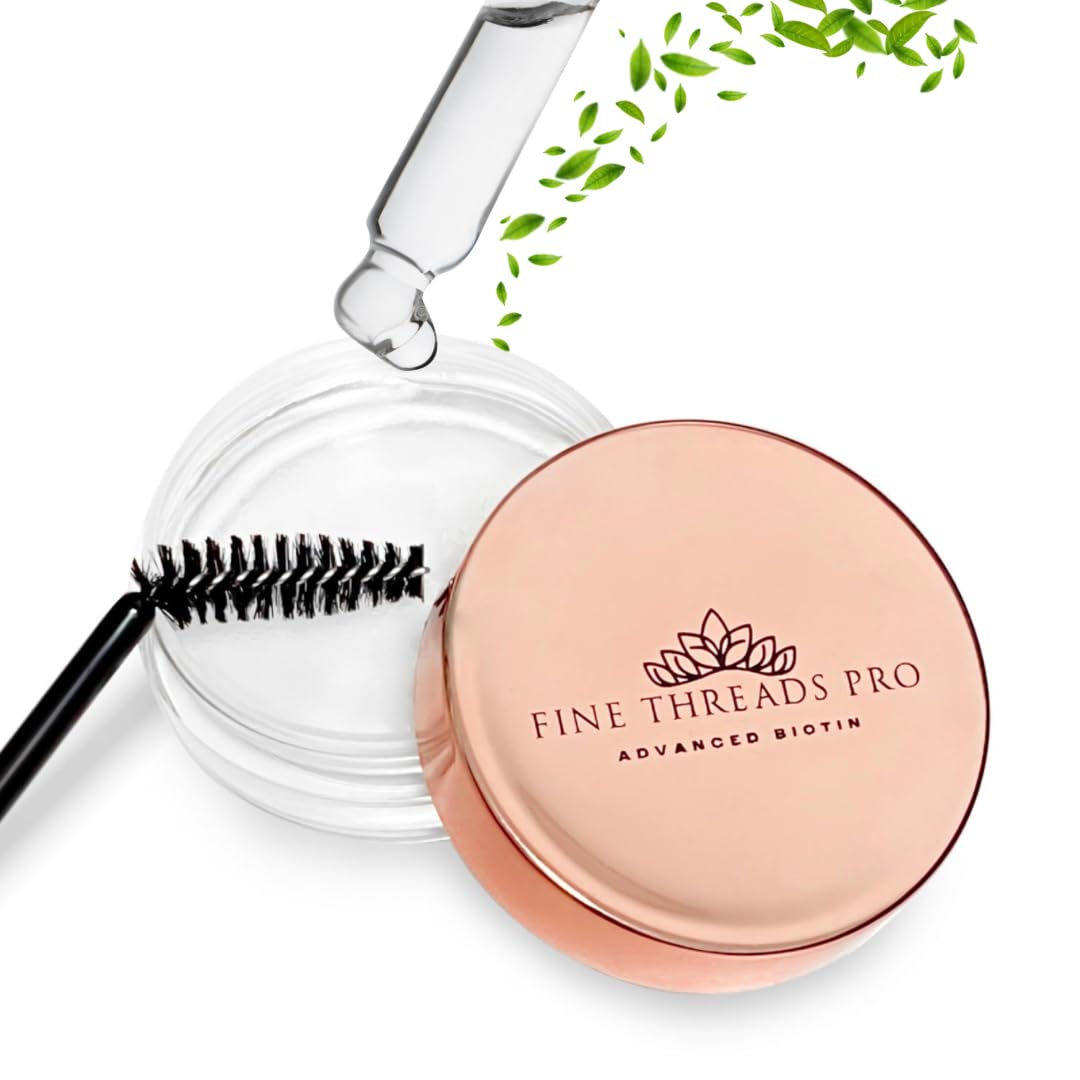 Fine Threads Pro Eyebrow Volume Wax - Flake-Free, Waterproof, Lightweight, 1 Fl Oz