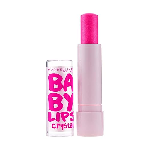 Maybelline Baby Lips Crystal Lip Balm, Pink Quartz - 0.15 Oz, Pack Of 4, Moisturizing Lip Care