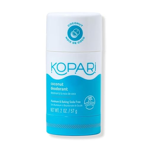 Kopari Aluminum Free Coconut Deodorant, Non-Toxic, Plant-Based, 2 oz - Long Lasting Protection