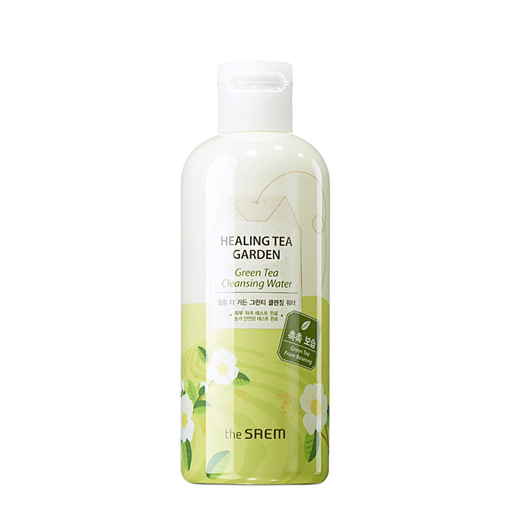 Thesaem Healing Tea Garden Cleansing Water Green Tea 300Ml - Aha Dead Skin Remover