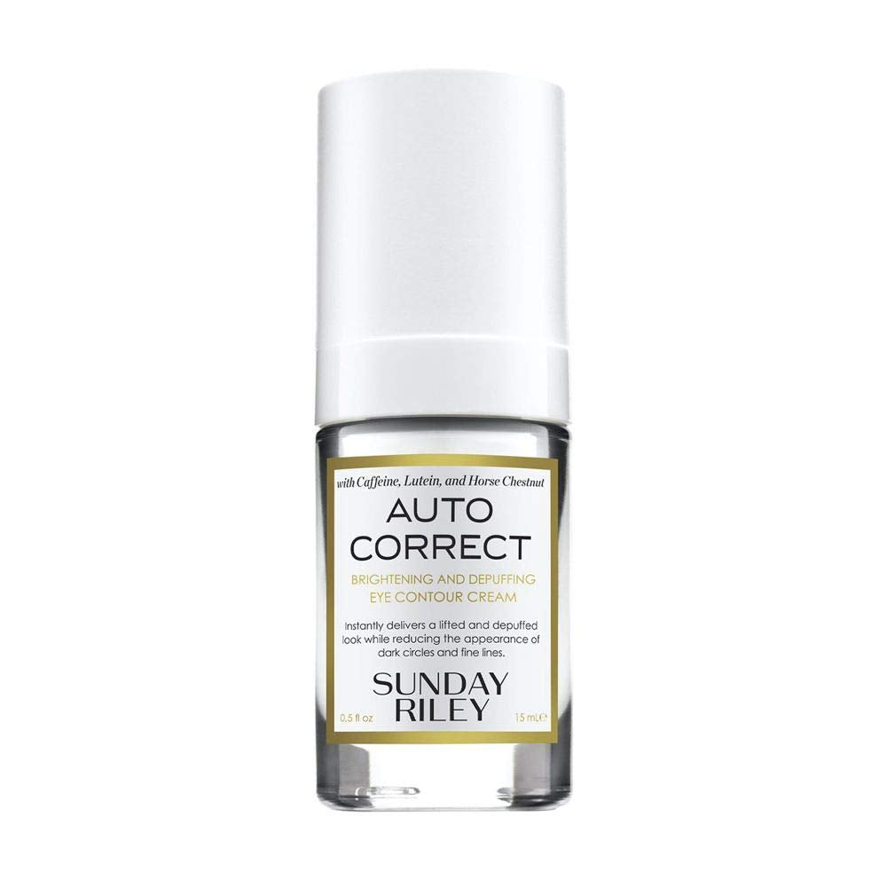 Sunday Riley Auto Correct Eye Cream - Brightening & Depuffing, 0.5 Fl Oz