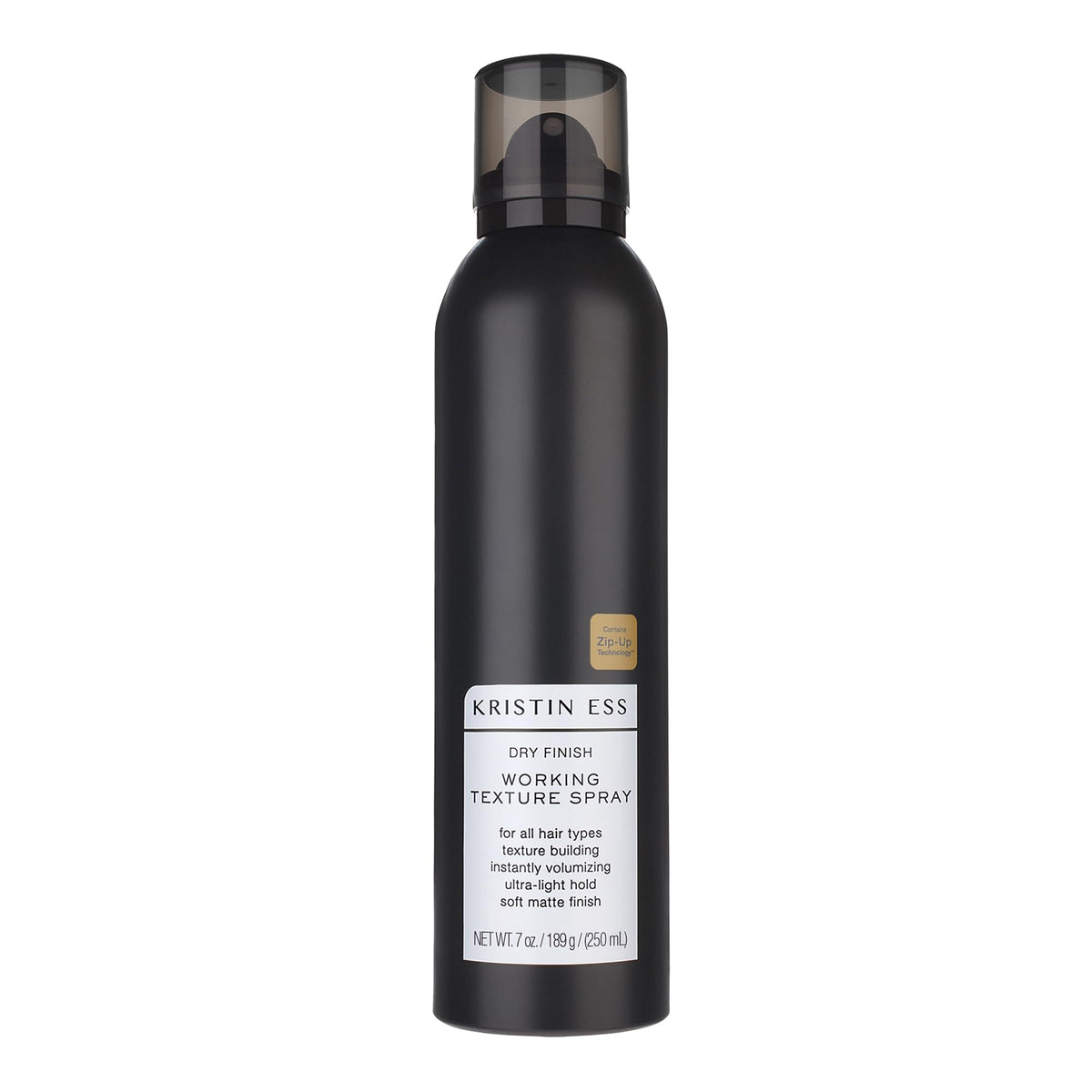 Kristin Ess Dry Texture Hair Spray, Volumizing Hairspray for Curls & Waves, 7 oz