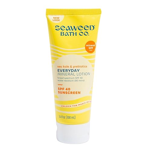 The Seaweed Bath Co. Spf 40 Sunscreen Lotion, 3.4 Fl Oz - Mineral, Broad Spectrum, Eco-Friendly