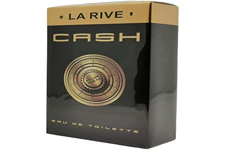 La Rive Cash for Men Eau De Toilette 3.4 oz - Fresh & Masculine Fragrance for Men, Ideal for Daily Wear, Long Lasting Scent