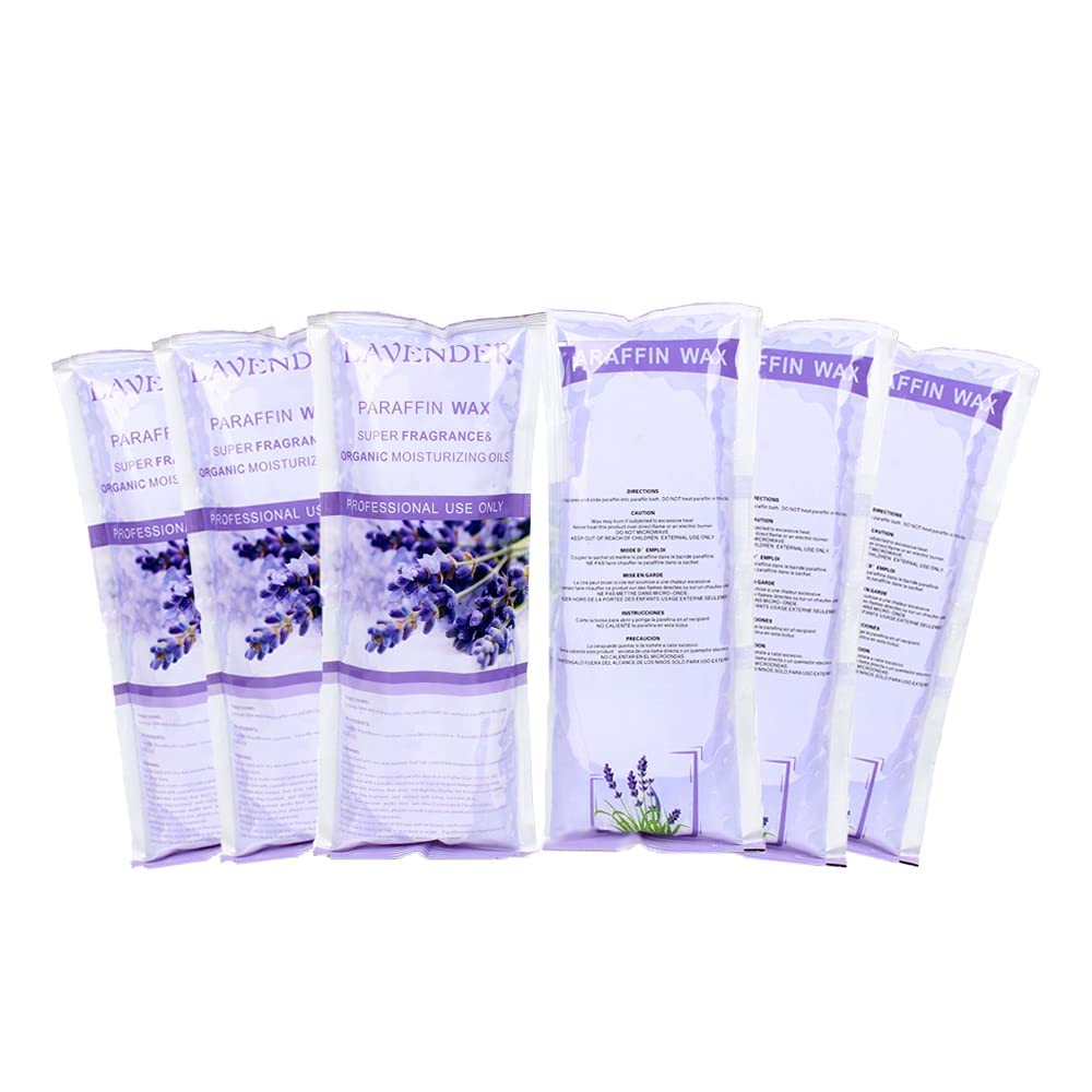 Toyar Lavender Scented Paraffin Wax Refill, 6 Lbs For Muscle Relief & Hydration