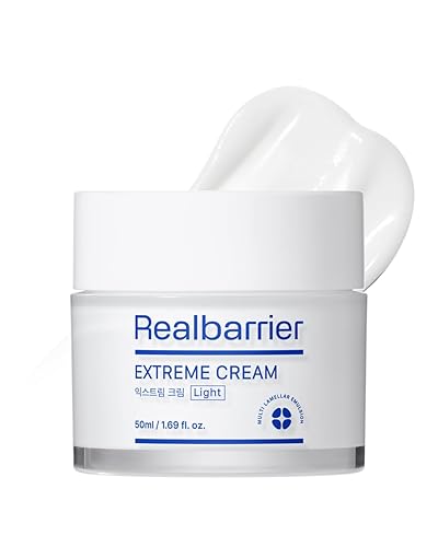 Real Barrier Extreme Cream Light 1.69Oz - Lightweight Moisturizing Cream For Sensitive Skin