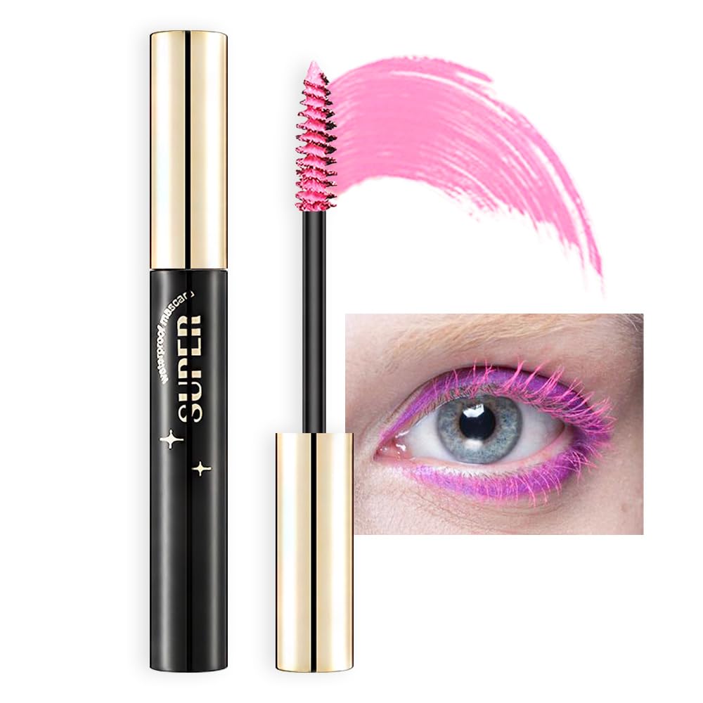 Bingbrush Colored Waterproof Mascara Set - Long Lasting, Voluminous, Vegan, Cruelty-Free 1Oz