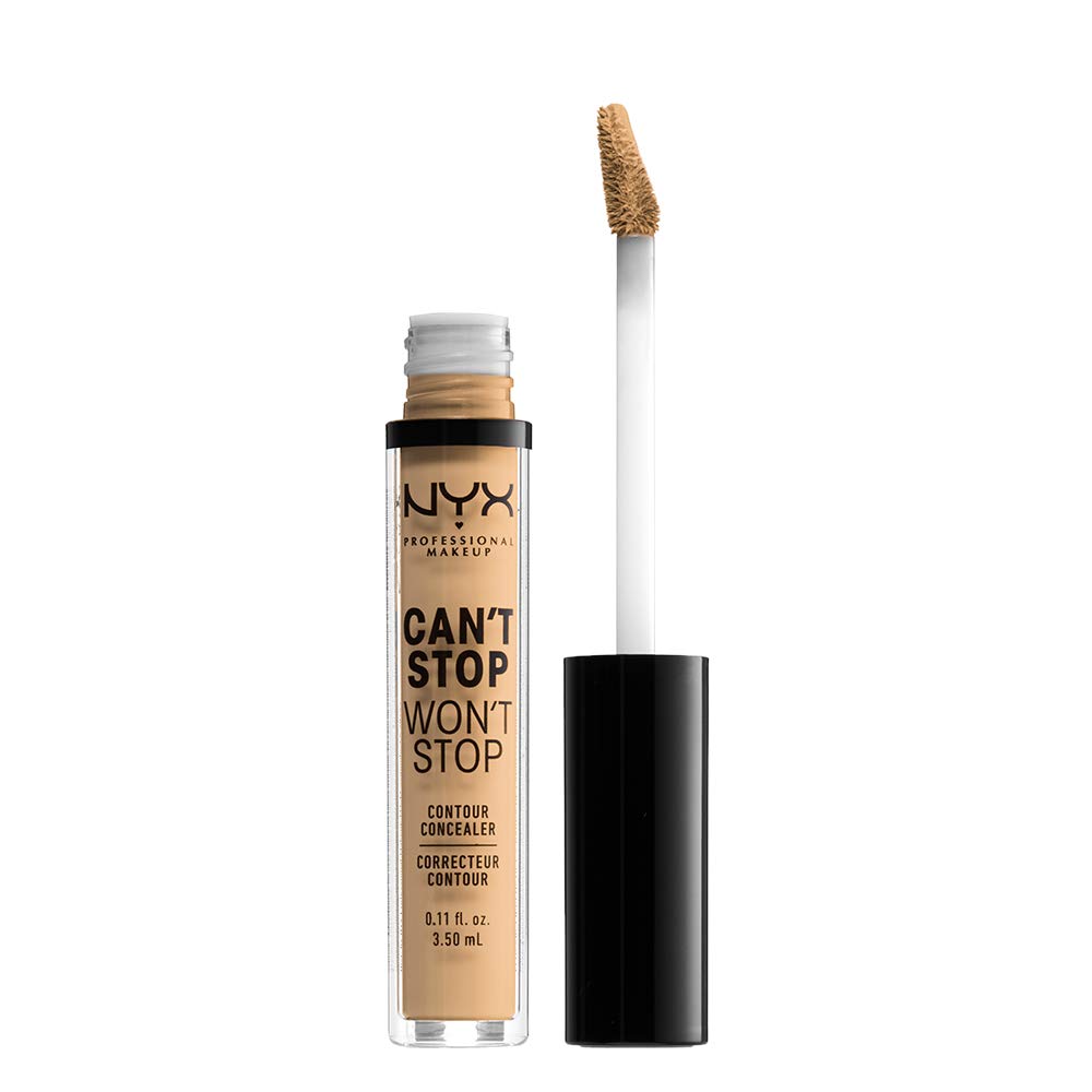 NYX PROFESSIONAL MAKEUP Can't Stop Won't Stop Contour Concealer - 24h Matte Finish, True Beige