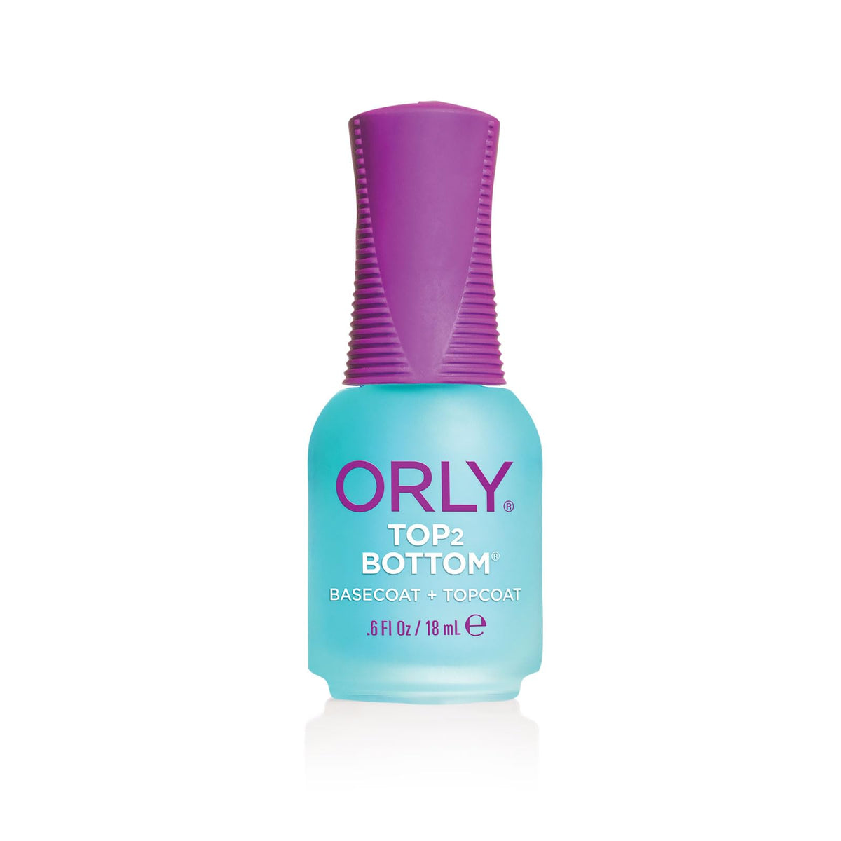 Orly Base Nail Coat Top 2 Bottom, 0.6 Fl Oz - Strengthening Nail Treatment