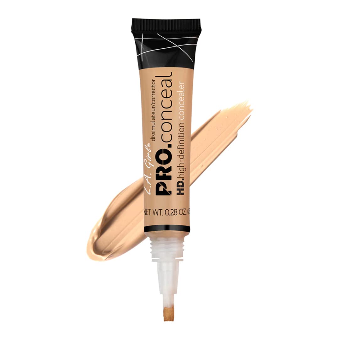 L.A. Girl Pro Conceal Hd Concealer, Creamy Beige, 0.28 Ounce - Flawless Coverage