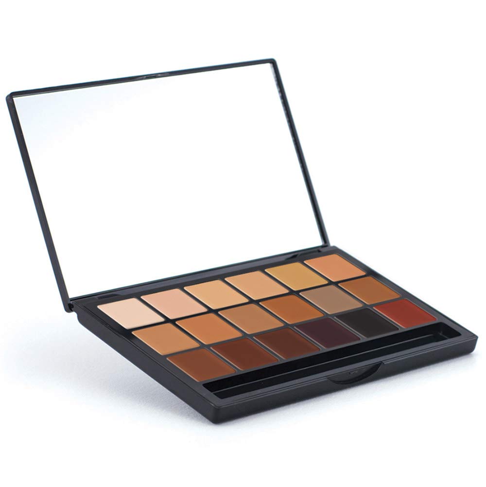 Graftobian Glamour Crème Ultra Hd Foundation Palette - Dark, Full Coverage Contour Makeup