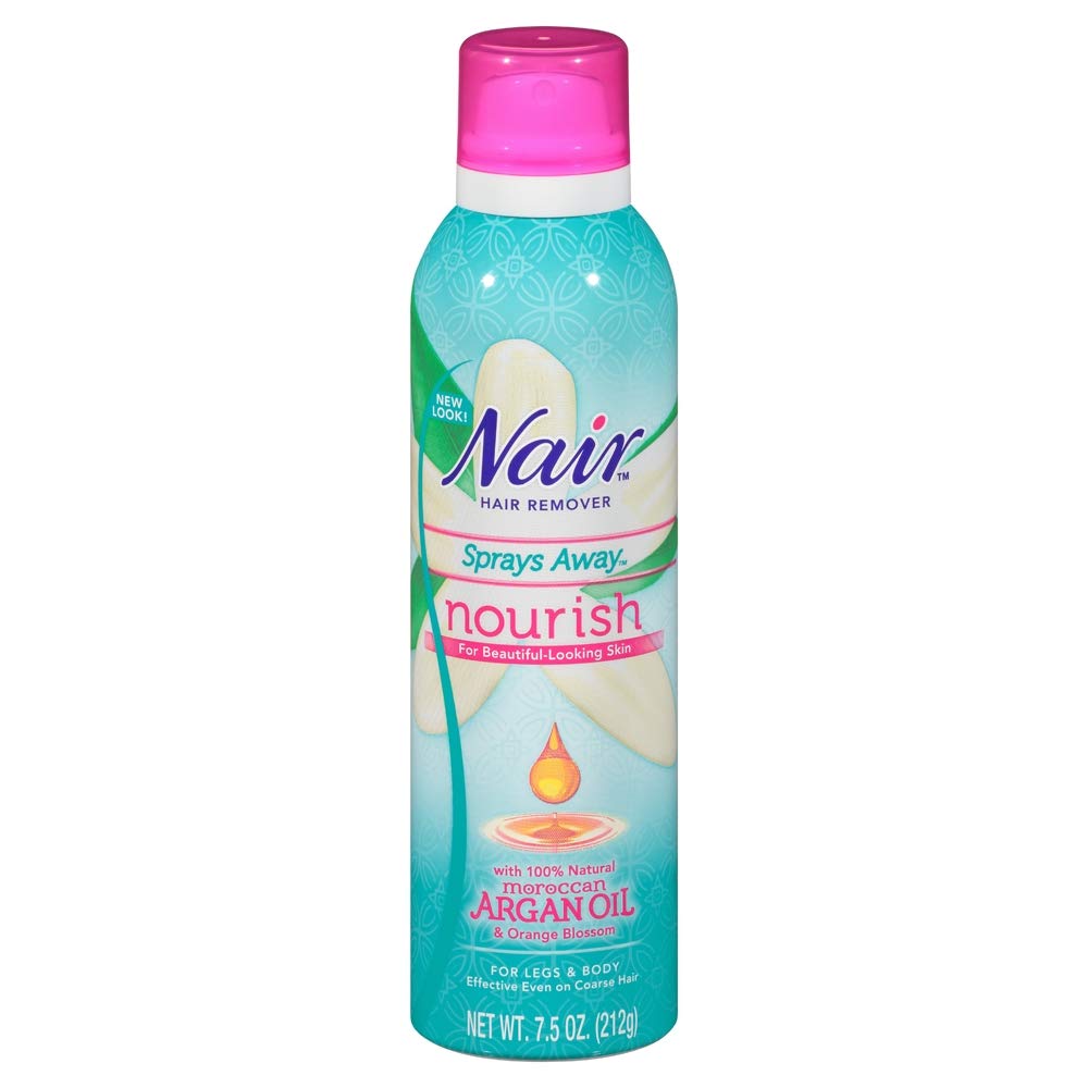 Nair Hair Remover Spray For Legs & Body, 7.5 Oz - Nourishing Formula, Smooth Skin