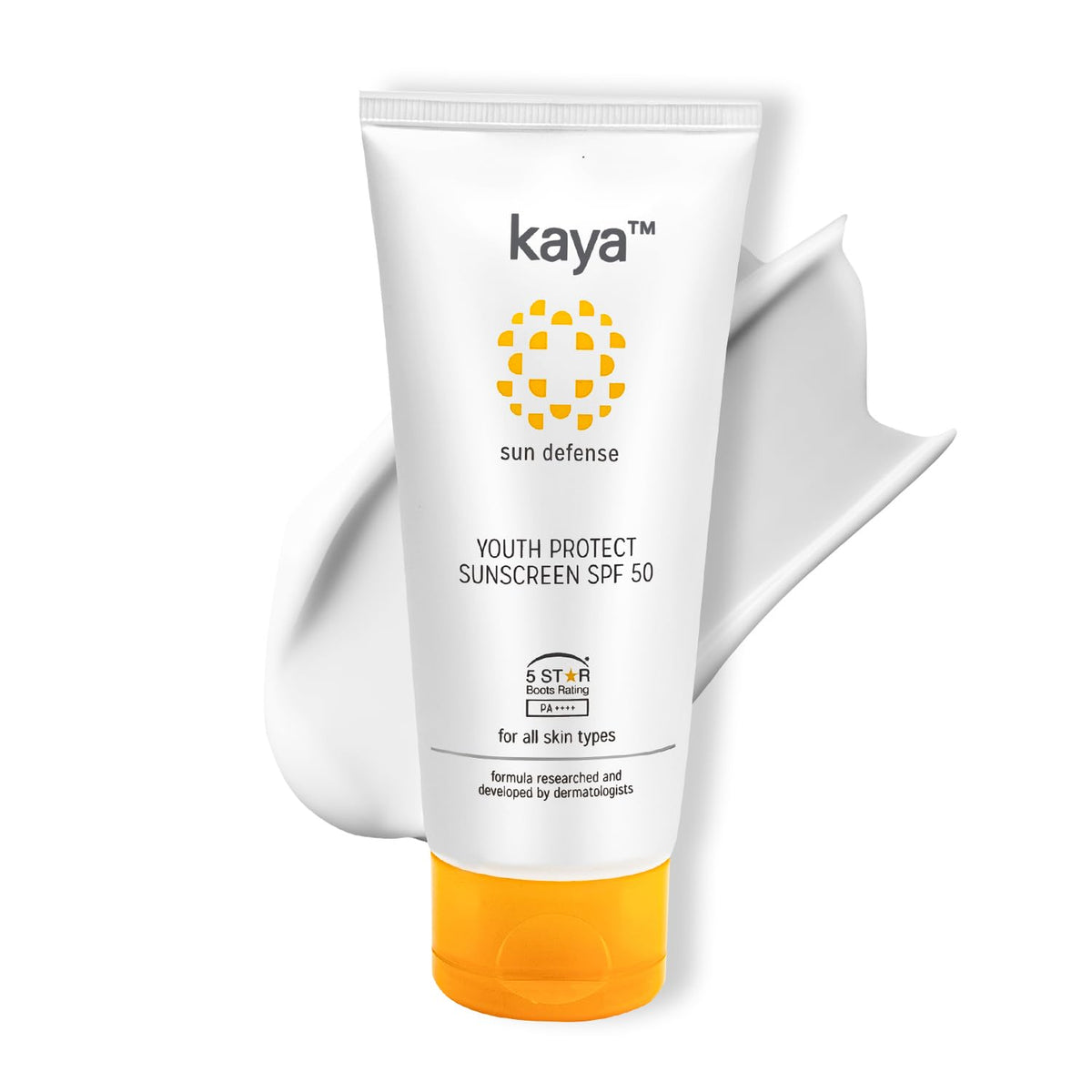 Kaya Skin Clinic Sunscreen Plus Spf 50, Water-Resistant Lotion For All Skin Tones, 50Ml