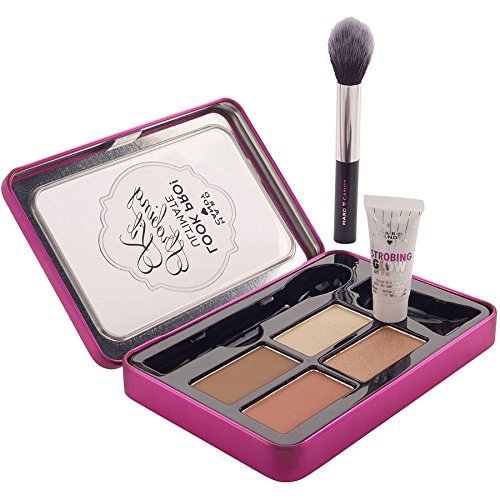 Hard Candy Ultimate Strobing Kit - Pro Makeup Highlighter Set In Pink