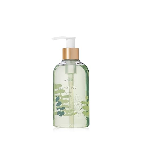 Thymes Moisturizing Hand Wash Soap - Glycerin & Jojoba, Energizing Eucalyptus, 8.25 Oz