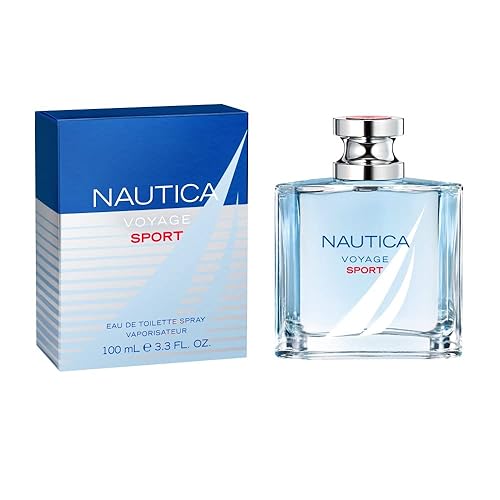 Nautica Voyage Sport Eau De Toilette Spray for Men, 3.4 Oz - Refreshing Fragrance, Perfect for Everyday Wear