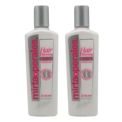 Mirta De Perales Cream Hairdressing With Placenta, 8 Oz - Pack Of 2