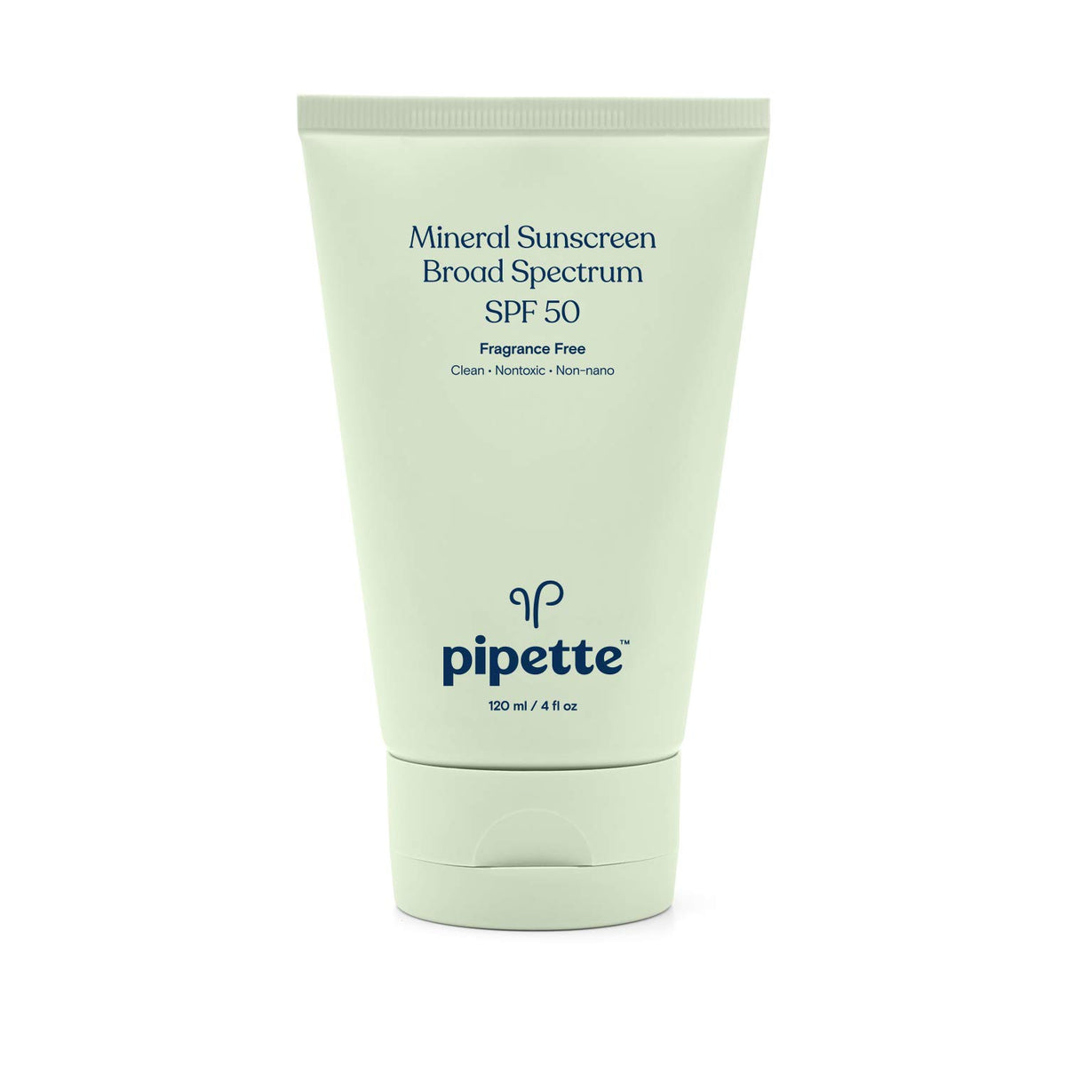 Pipette Mineral Sunscreen Spf 50 - Non-Toxic Baby Sunblock For Sensitive Skin, 4 Fl Oz