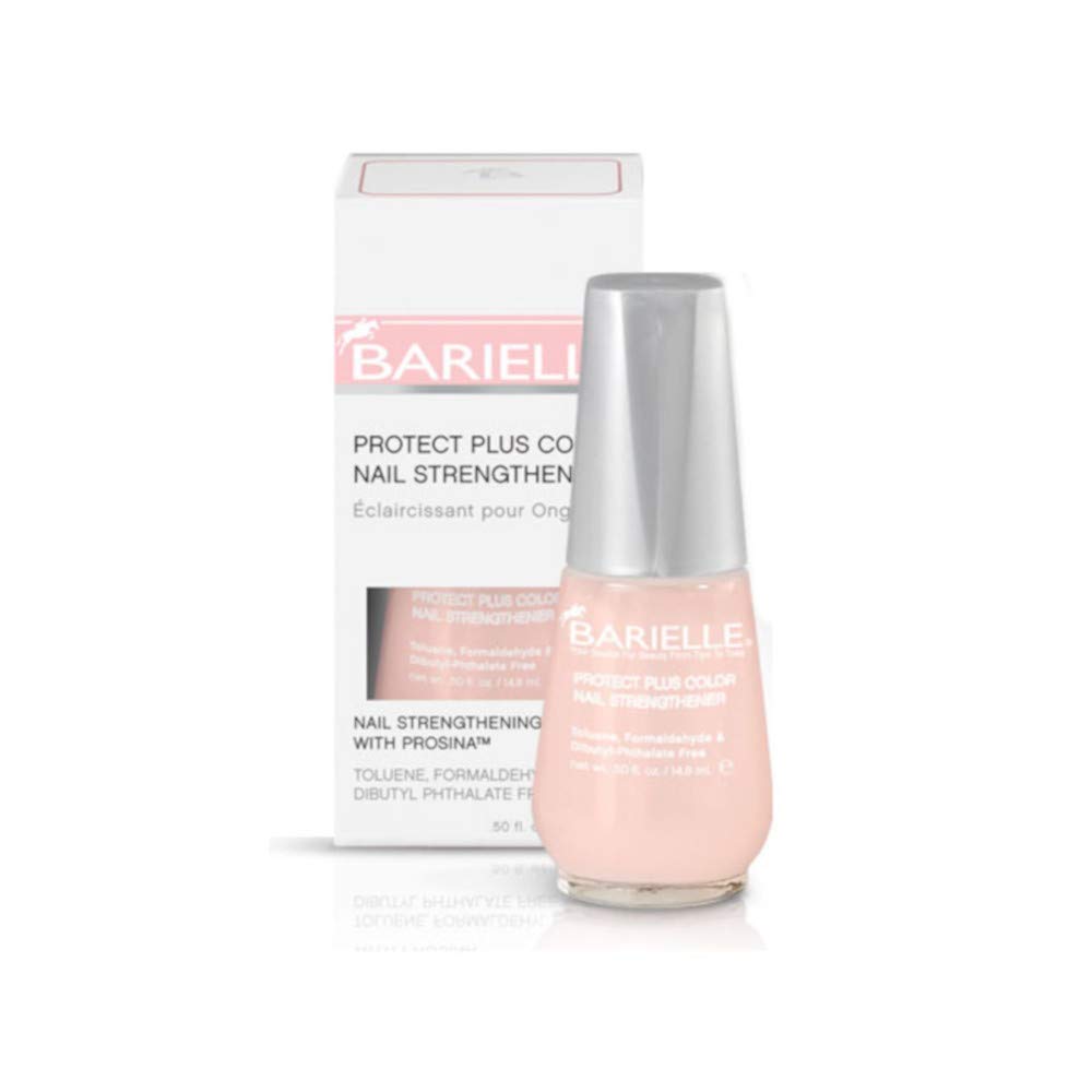 Barielle Protect Plus Color Nail Strengthener - Light Pink, 0.5 Oz - Stronger Nails