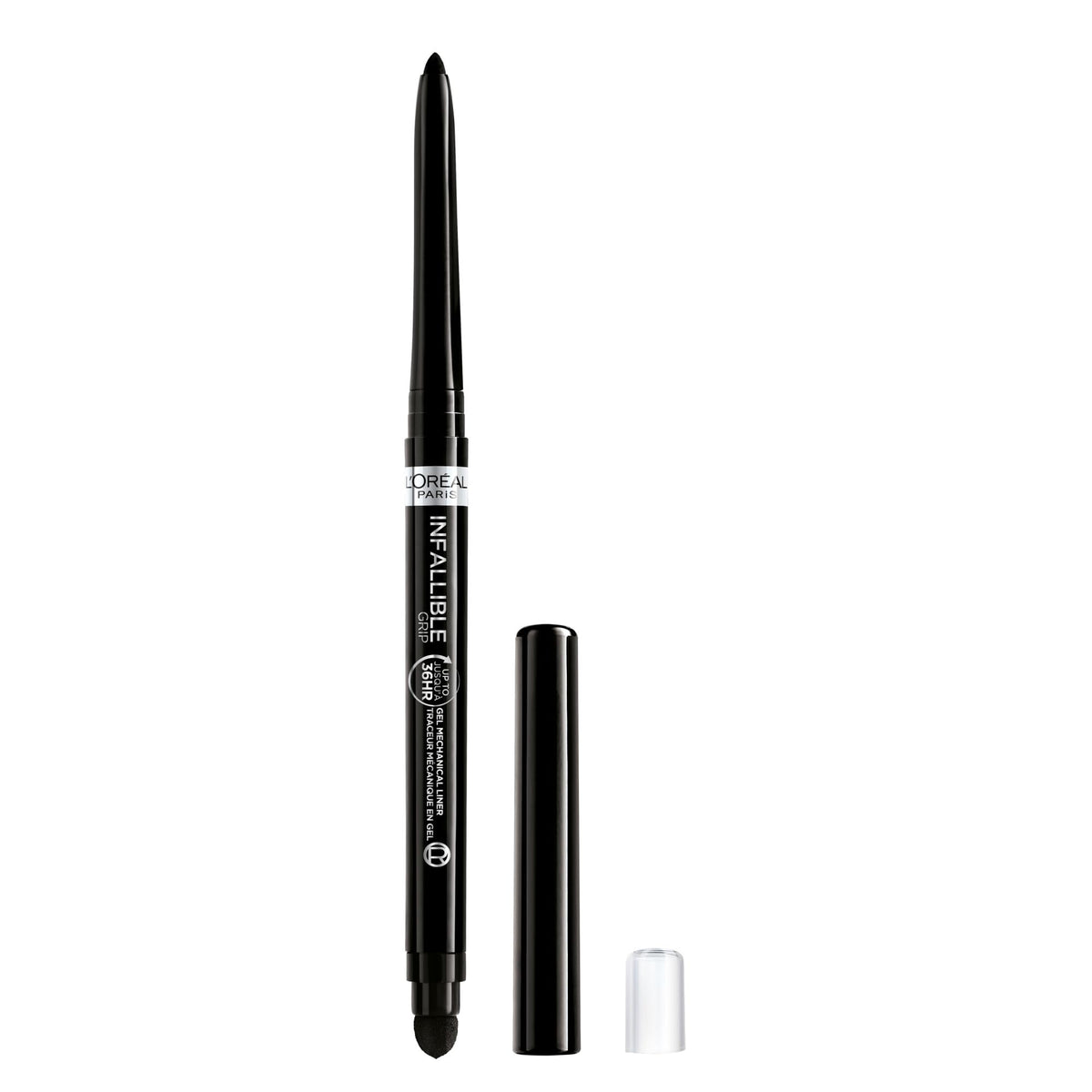 L'Oreal Paris Infallible Grip Gel Eyeliner Pencil, Waterproof, Smudge-Resistant, Intense Black