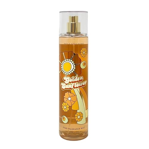 Bath & Body Works Golden Sunflower Fine Fragrance Body Spray Mist, 8 Fl Oz