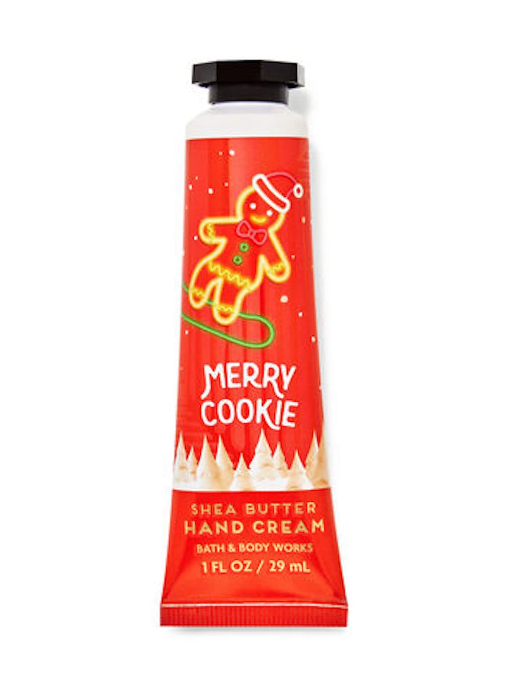 Bath & Body Works Merry Cookie Hand Cream 1Oz - Shea Butter Travel Size Moisturizer