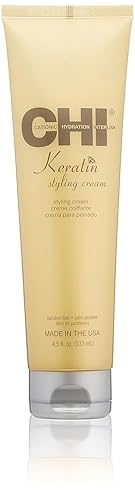 CHI Keratin Style Cream, 4.5 Fl Oz - Nourishing Hair Styling Cream for Smooth, Manageable Hair