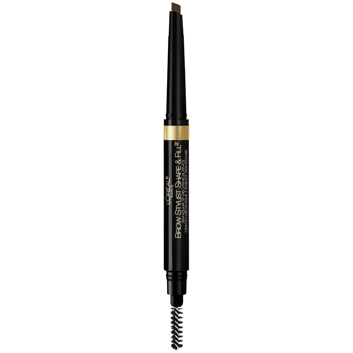 L’Oréal Paris Brow Stylist Shape & Fill Pencil, Dark Brunette, 0.008 Oz - Eyebrow Makeup