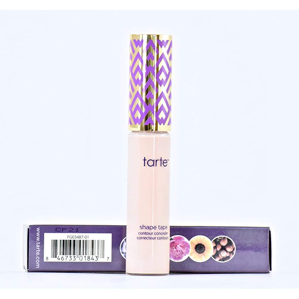 Tarte Shape Tape Concealer, Full-Coverage, 12B Fair Beige, 0.33 Fl Oz