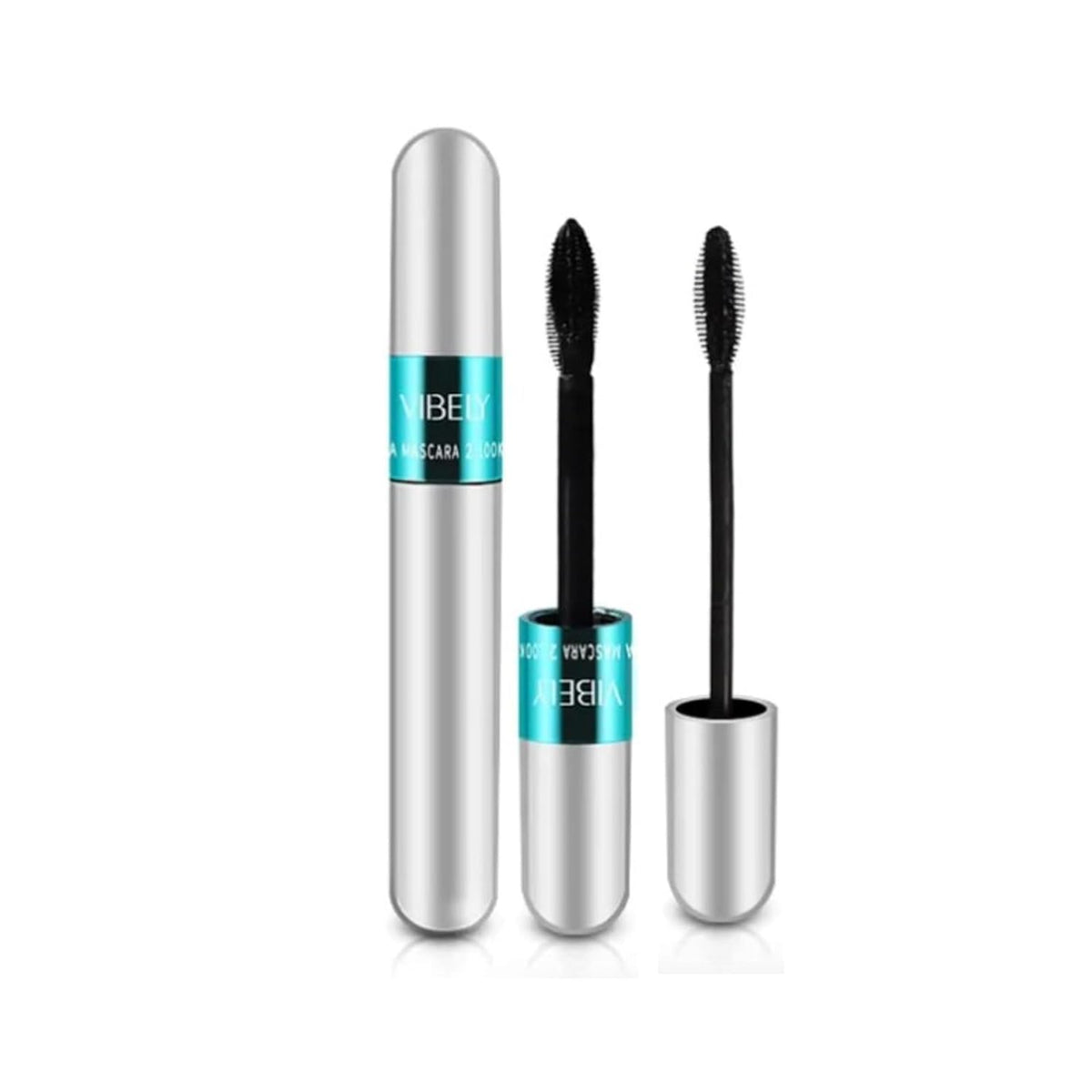 Ursula Vibely 2-In-1 Waterproof Mascara, Quick Dry, Curling & Lengthening, 1 Fl Oz,