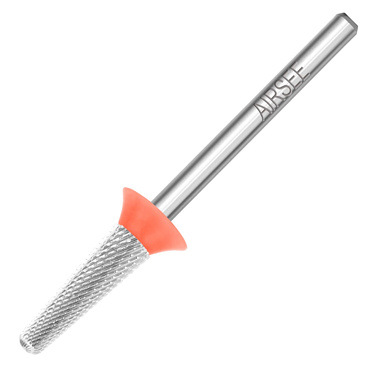 Airsee Tungsten Carbide Nail Drill Bit - Ball Top Tapered Cone Shape, Fine-F, 3/32&quot; For Gel