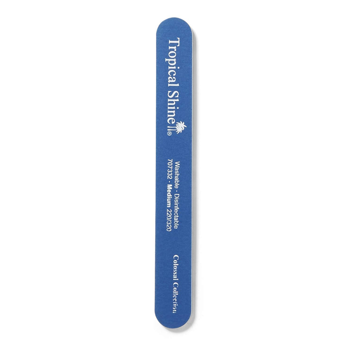 Tropical Shine Blue Colossal Nail File, Medium 220/320, Aluminum Oxide, Pack of 1