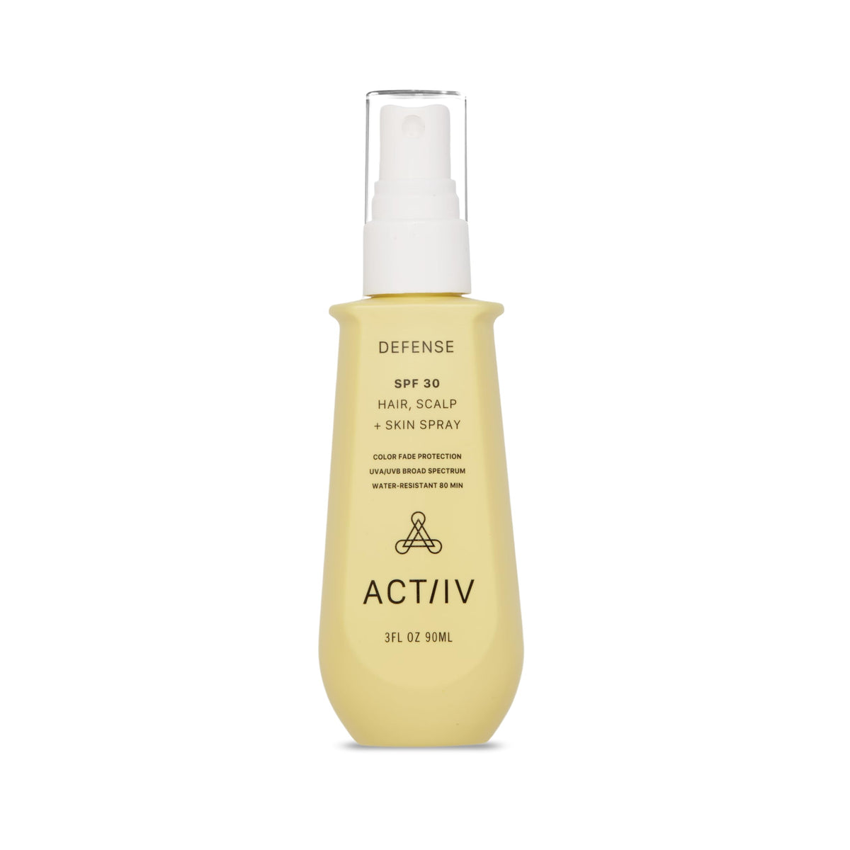 Actiiv Spf 30 Hair + Scalp Defense Spray - 3 Fl Oz, Sun Protection For Healthy Scalp And Hair