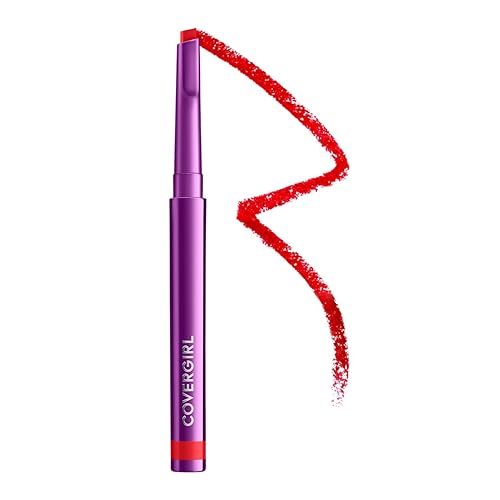 Covergirl Simply Ageless Lip Flip Liner - Devoted Red, 1 Count, Long-Lasting Color