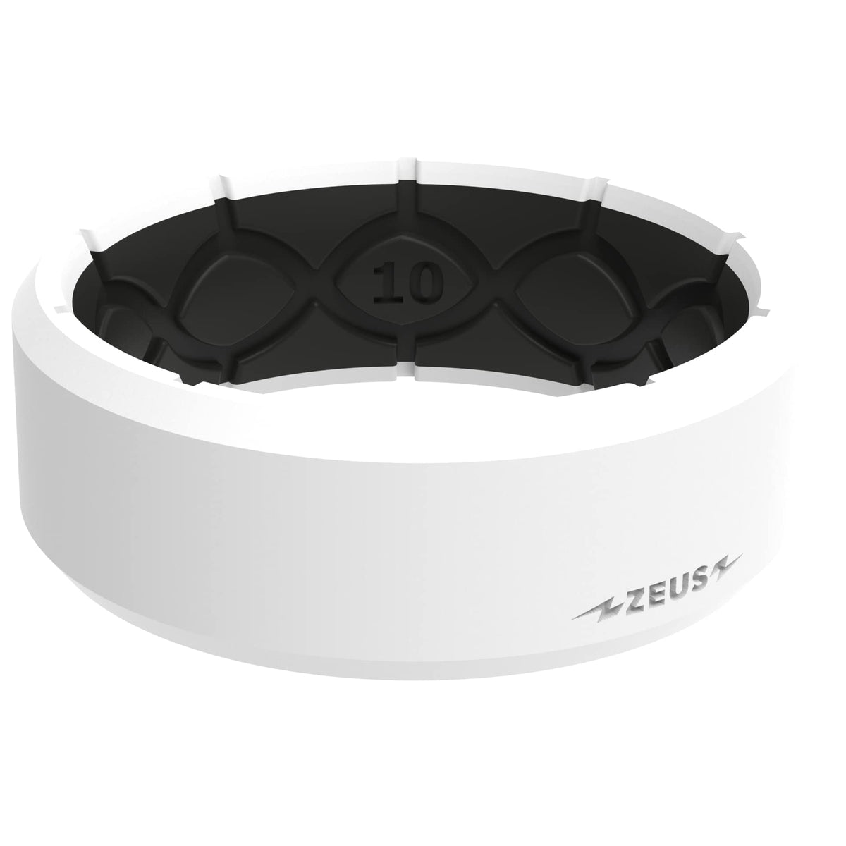 Groove Life Zeus Edge Tundra Silicone Wedding Ring For Men - Size 9, Comfort Fit, Lifetime Coverage