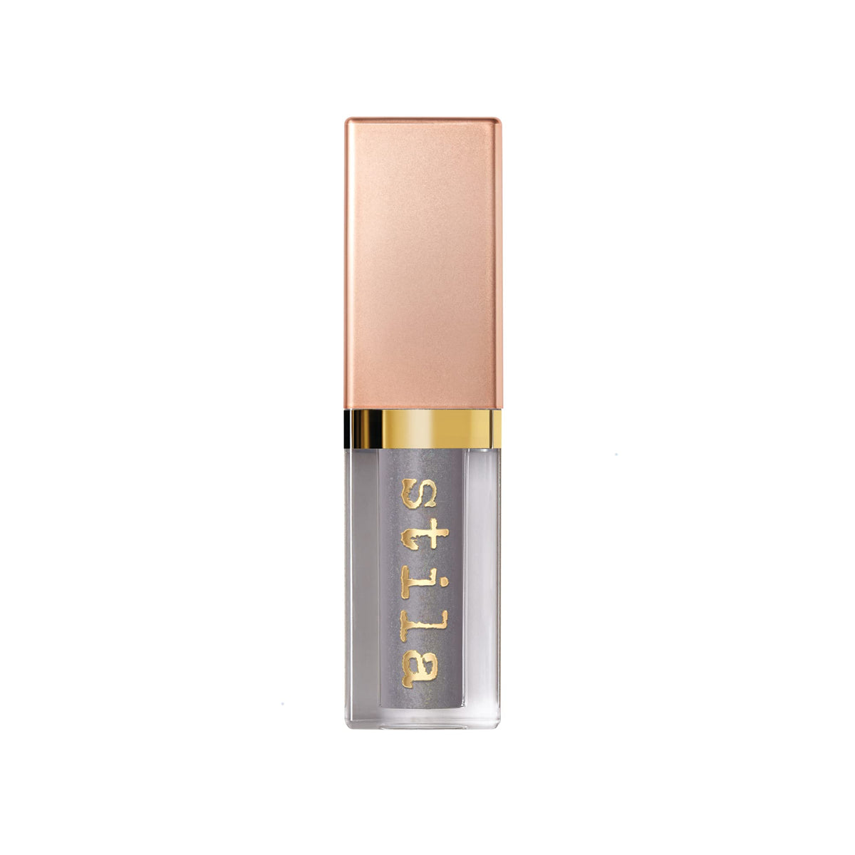 stila Suede Shade Liquid Eye Shadow - Sheer Pewter, 0.15 Fl Oz, Long-Lasting Color