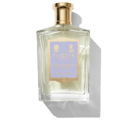 Floris London Night Scented Jasmine Eau De Toilette 3.4 fl. oz. - Floral Fragrance for Women, Elegant Perfume, Long-lasting Scent