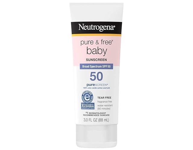 Neutrogena Pure & Free Baby Spf 50 Sunscreen - 3 Fl Oz (88Ml) - Water Resistant, Safe For