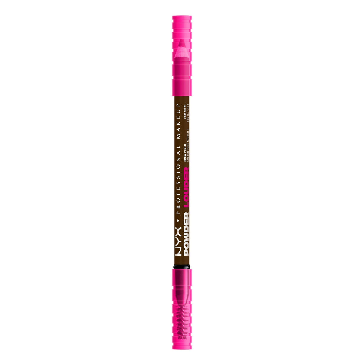 Nyx Professional Makeup Powder Louder Eyebrow Pencil - Vegan, 12Hr Wear, Espresso, 0.04Oz