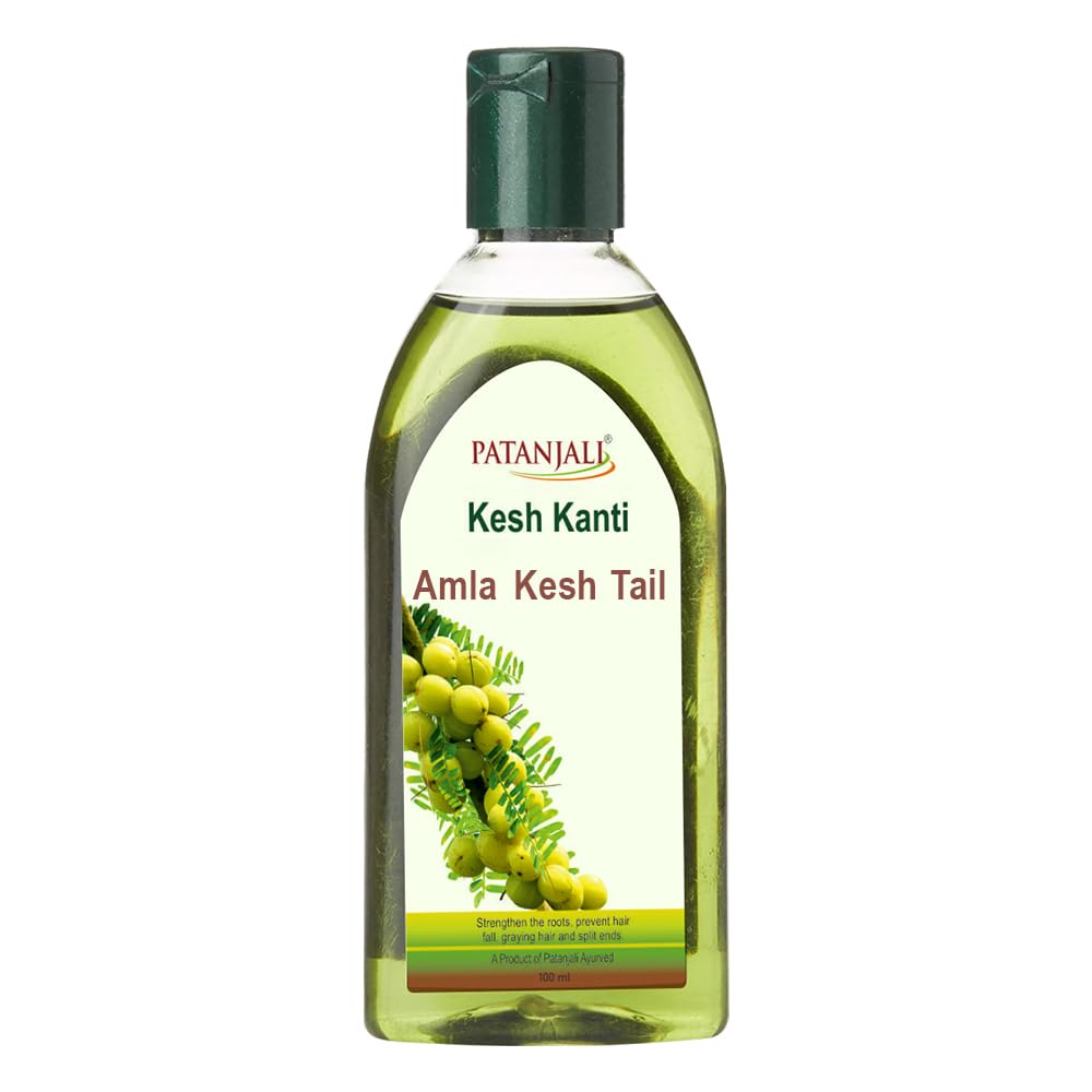 Patanjali Amla Hair Oil 100ml - Nourishing Hair Treatment, Natural Ingredients, 3.4 Fl Oz