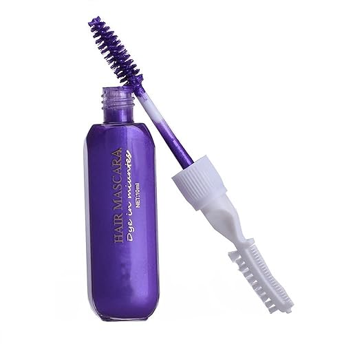 Liasun Purple Temporary Hair Mascara - Washable Instant Hair Color Dye Stick, 3oz