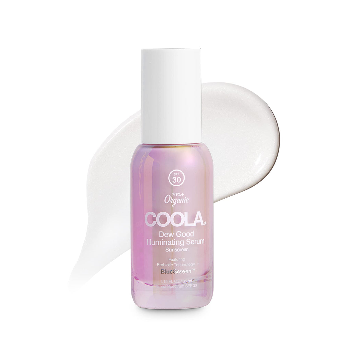 Coola Organic Dew Good Illuminating Probiotic Serum Spf 30 - Sheer, 1.1 Fl Oz