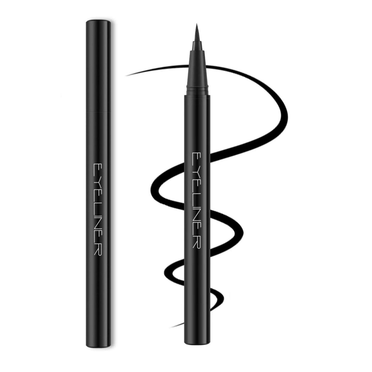 Lavone Waterproof Liquid Eyeliner - Quick Dry, Ultra-Fine Tip, Smudge-Proof - Black