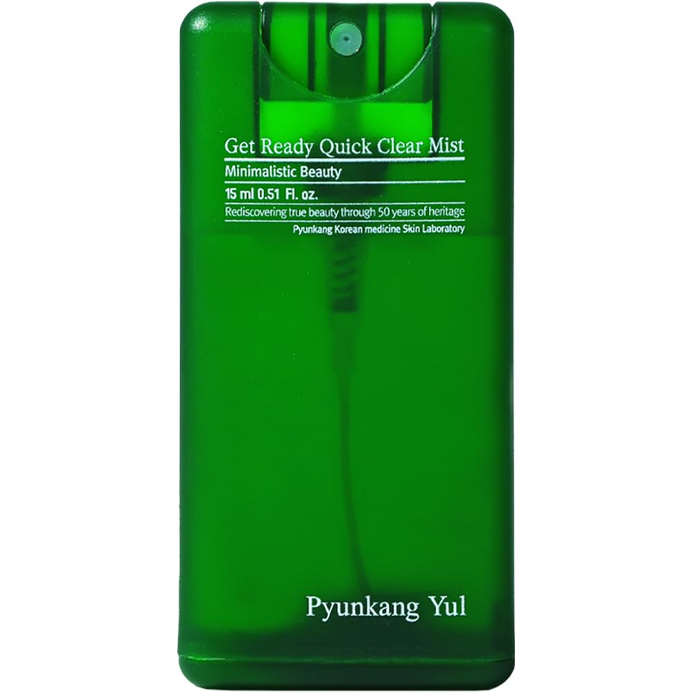 Pyunkang Yul Ultimate Get Ready Quick Clear Mist For Sensitive Skin, Cica & Tea Tree, 15Ml