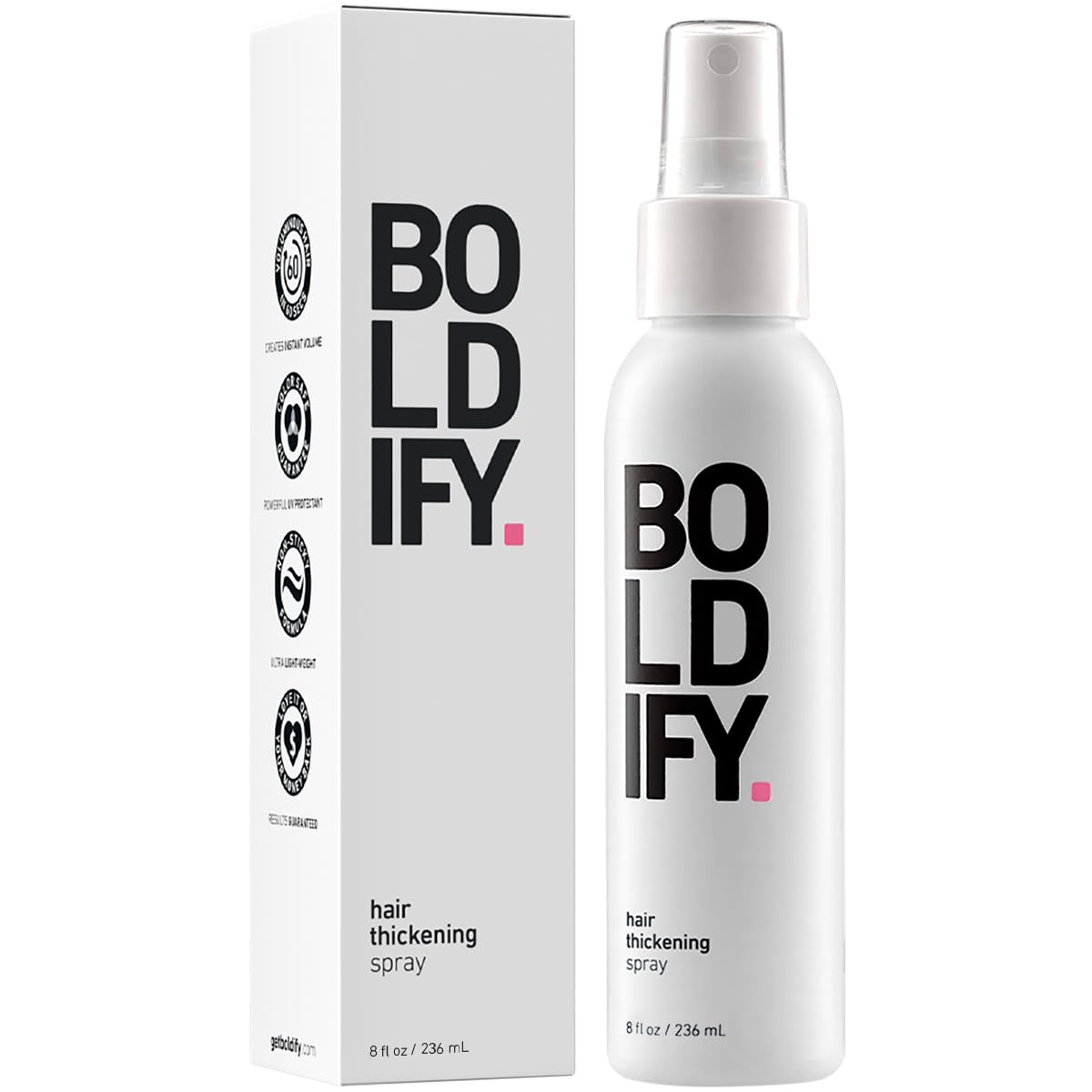 Boldify Hair Thickening Spray - Volumizing Texture Hair Spray For Women & Men, 8Oz